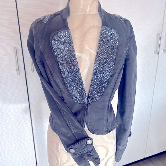 Guess Jackets & Blazers - Guess cotton beaded jacket, Sz XS